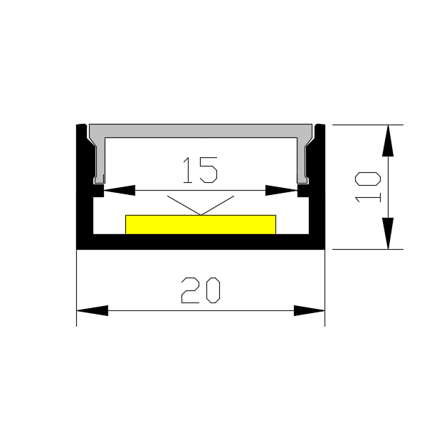 2020 year Aluminium Led Profile for Led Light - 副本