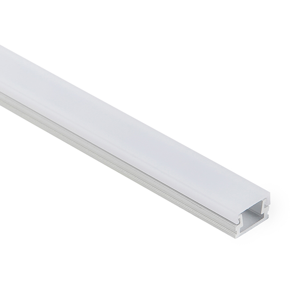 Matte White Aluminum LED Channel with Diffuser