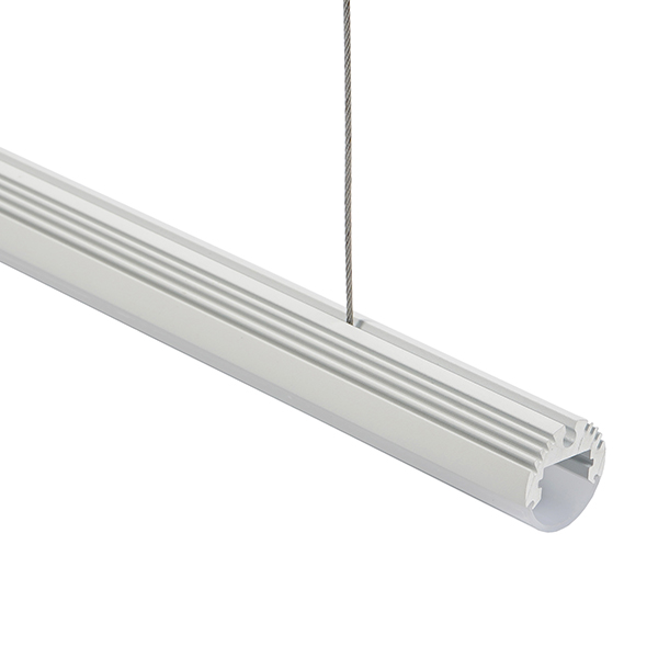 Round shape led profile for led lighting
