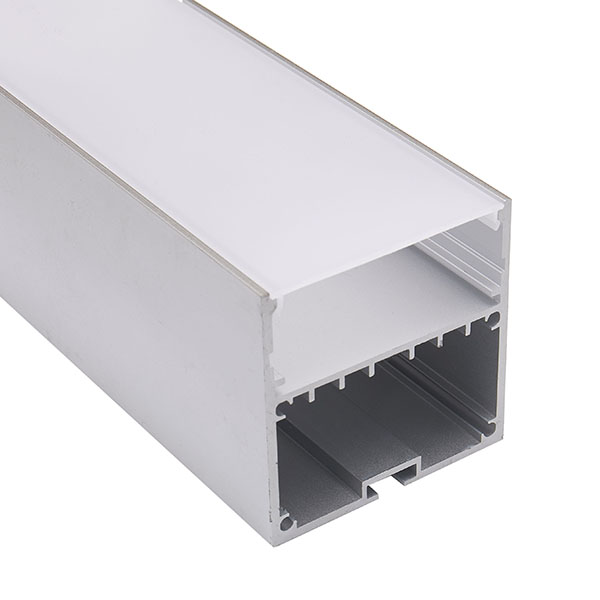 PC diffuser led pendant linear light housing commercial lighting