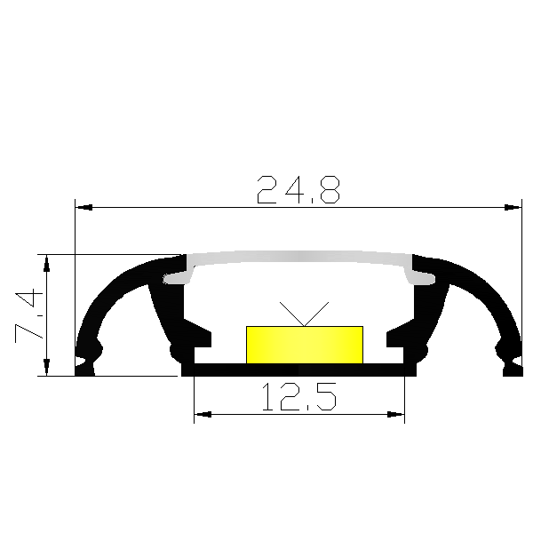 Extruded Aluminium Led Channel for Led Light