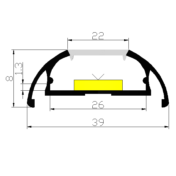 Corner Aluminium Led Channel for Led Light